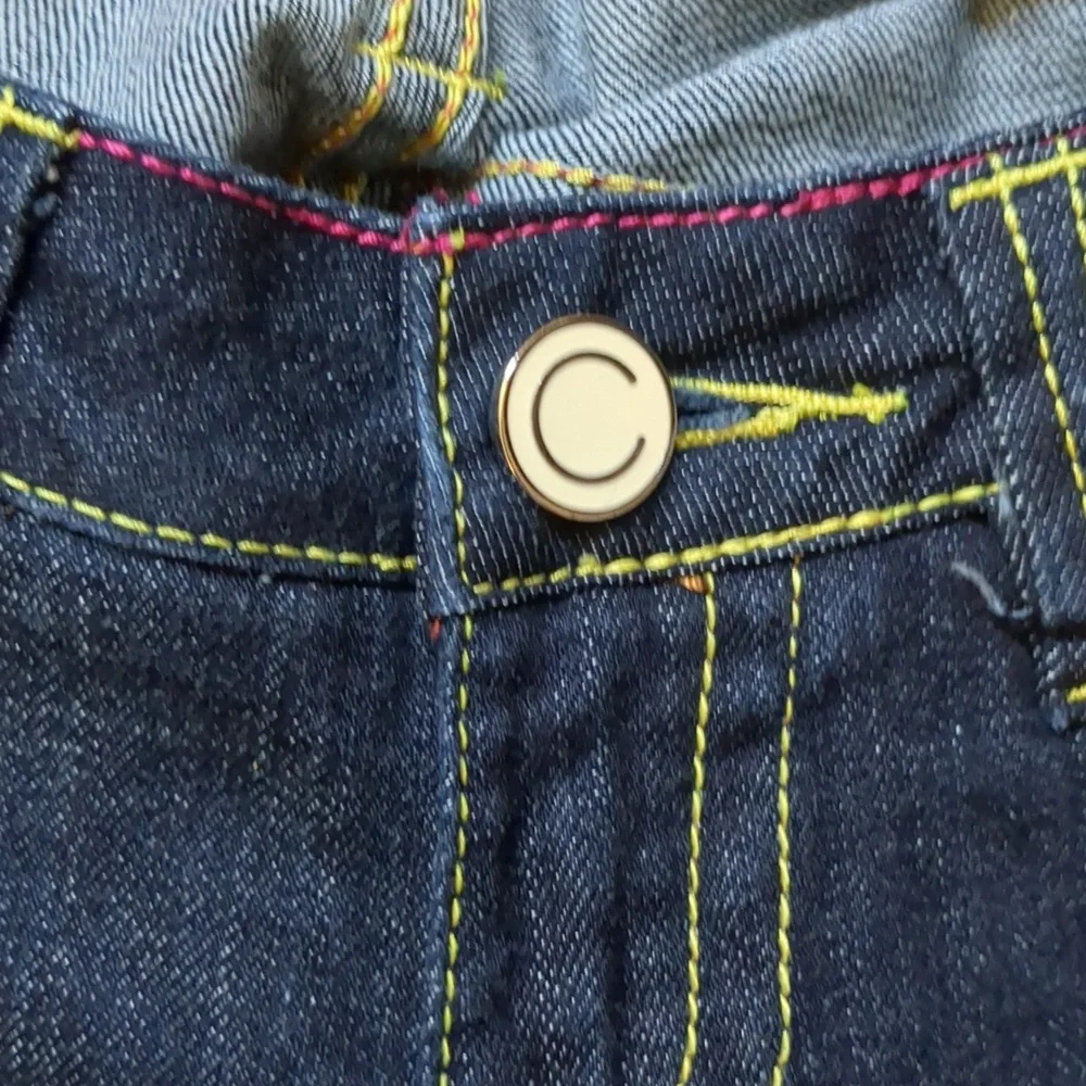 Y2K COOGI Boot Cut Jeans  Size 3/4 in seam  33 and 1/2 - Picture 8 of 14